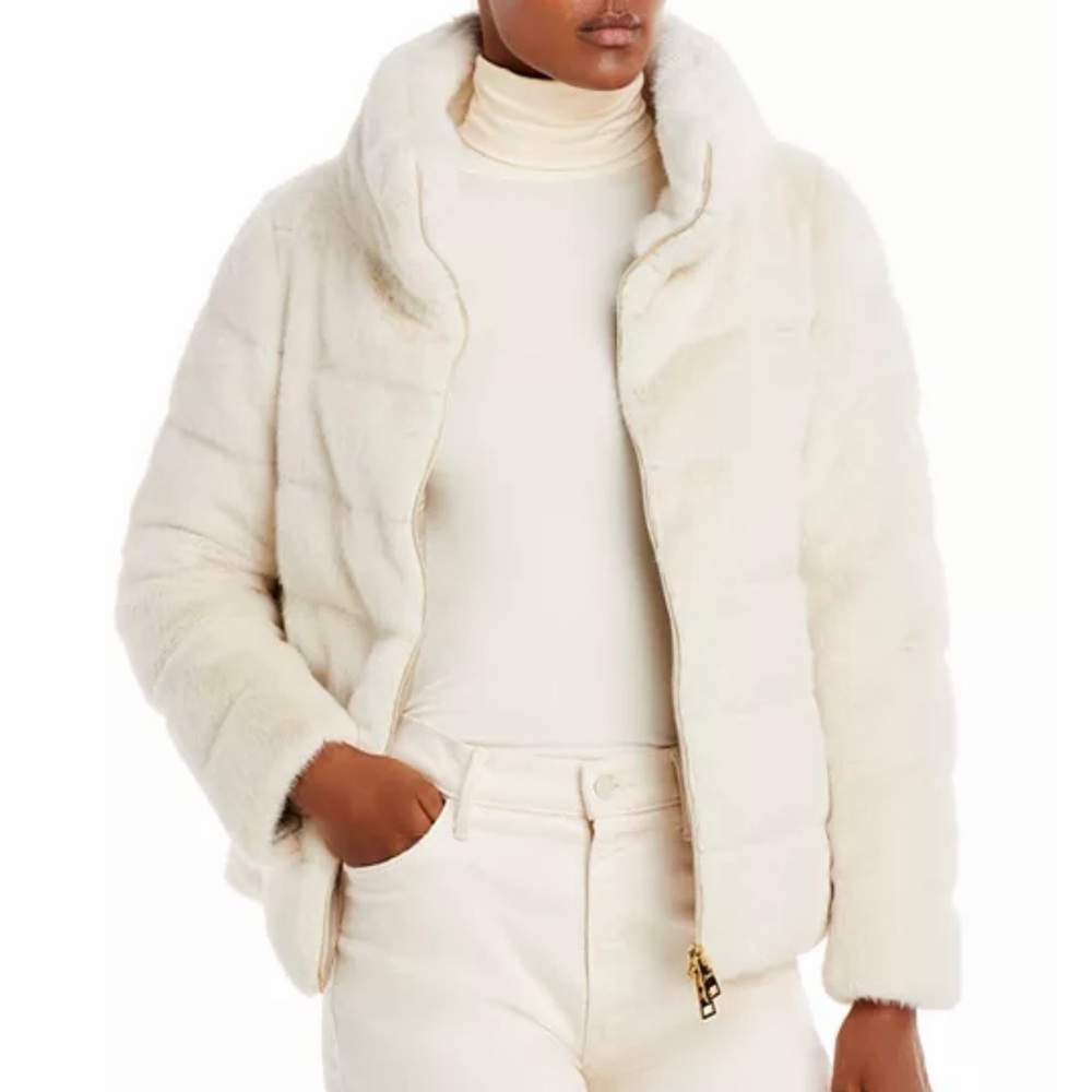 Herno Faux Fur Women Jacket Size 40 (US
4) NWOT